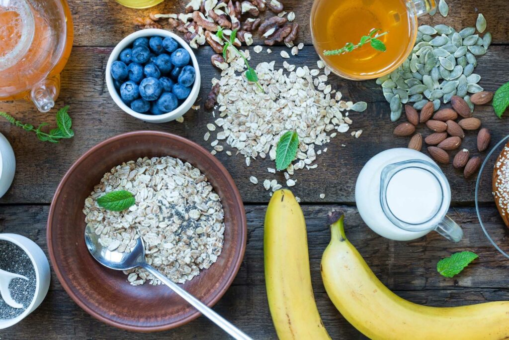 balanced diet of living a healthy lifestyle